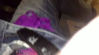 Foot and cook jerking in public bus