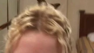 Skinny golden-haired likes schlong