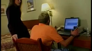 Angel stuffs jock in studs face gap to engulf