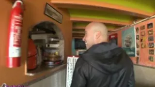 Shaved man anal creampies delightsome gal