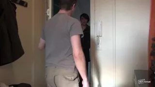 Excited aged non-professional receives her face hole, muff & gazoo screwed