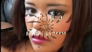 Flawless young anal ass to face hole asian whore gets drilled with big hard cock