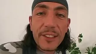 Insatiable floozy anal destroyed then blindfolded with gauze