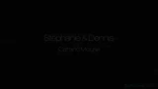 Stephanie is a sexy golden-haired who receives anal drilled and spermed on