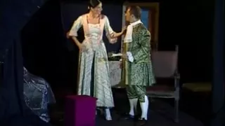 slender italian chick wambammed on stage