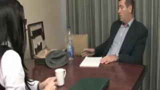 Darksome haired with glasses analfucked by a stud