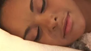 Sexy lesbian babes finger and engulf cookie on sofa