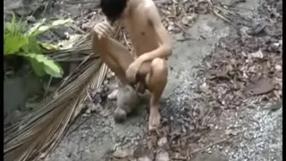 Hoshi A Thai Slim Chap mit einem großen Weenie