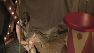 Gay sucks his own hairy dick and gets help