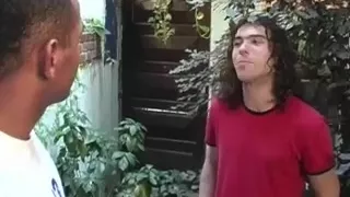 Dark Strapon In Taut White Butt