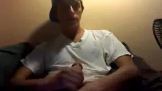 college legal age teenager with large knob