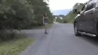 chicks is kidnapped , bound up and gagged with duct tape