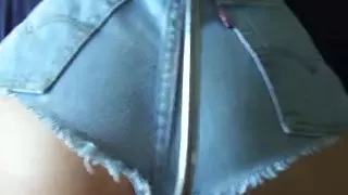 Tied up helpless girl on bed fucked in doggystyle