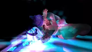 Bizarre Cartoon  Lesben treiben es wild auf Boden