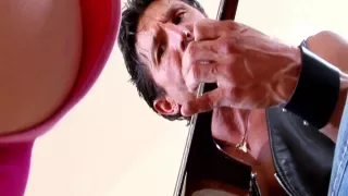 Girl with black hair has a tight pussy