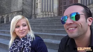 Blondes Amateurgirl zum Ficken abgeschleppt