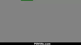 POV Blowjob und Reiten mit blonder Göre