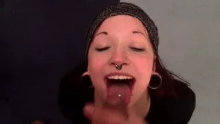 POV blowjob from german amateur