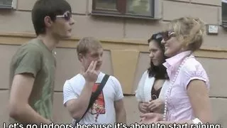 Pizza party or group sex?