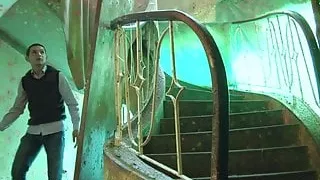 Latina Linda Nieves fucked and facialized in an old abandone