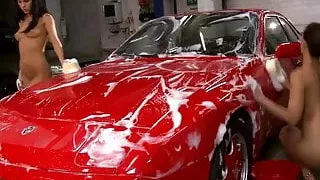 Sexy car wash.