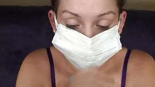 Lelu Love-Medical Mask Blowjob Handjob