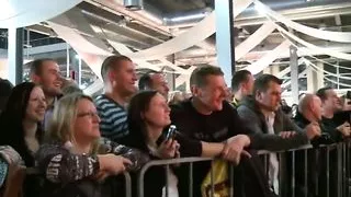 Hot stripper doing a guy on the stage