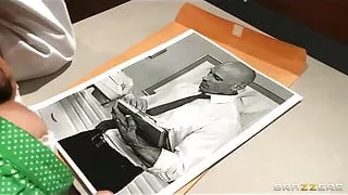 Brazzers - Busty doctor fucks uses her patient for threesome