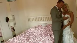 Michelle Thorne behind the scenes on her wedding day