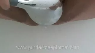 Giant Clit Shower Squirt