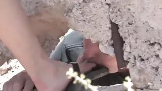 KissHerFoot - outdoor foot worship