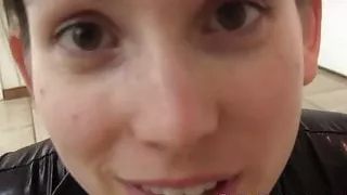 lelu love-pov catsuit blowjob  hj cumshot