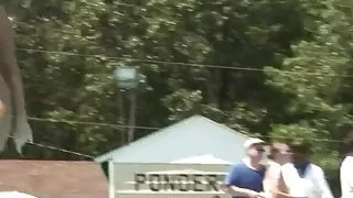 Hot amateur babes get wild on the stage