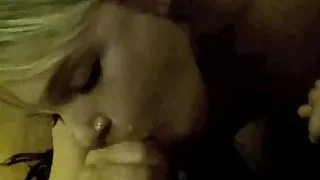 Alt Porn Slut  Arden Adamz blows two cocks