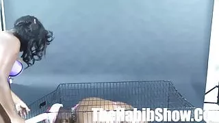 Oh hell Nahh..Man in cage for cheating