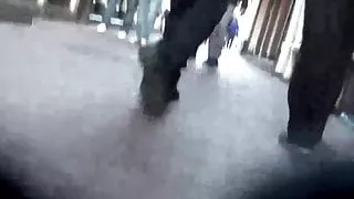 Real euro hooker sucking on cock for this very lucky guy