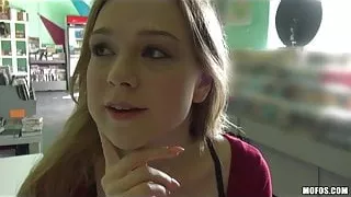 Dirty blonde bombshell toys her juicy pussy to orgasm