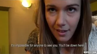 Amateur Czech is picked up in the streets & paid to model