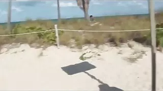 A pair of bikini babes get paid cash to jump in van and fuck