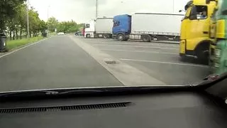 CZECH BITCH - Real WHORE Get Paid for Sex between Trucks