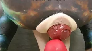 Varus gigantic dong in ass & prolapse DIRTYGARDENGIRL