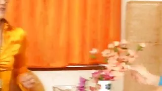 Blasen, Europäischer Sex, Glamour, Schlampe, Strümpfe, Dreiersex