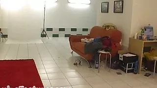 Backstage with real czech cutie