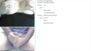 Chatroulette: She Flashed her BIG BOOBS for CUM