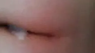 My girlfriends anal creampie