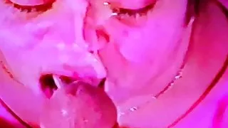 Chaos cum on her face compilation (chubby exgirlfriend )
