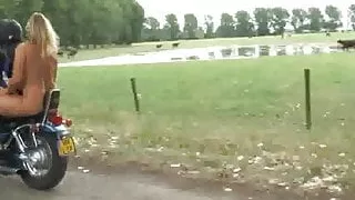 I am a nude motor-biker