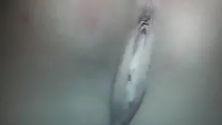 Cumflow pushed out of Pussy!