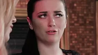 Air head party girl with huge boobs has her wet pussy