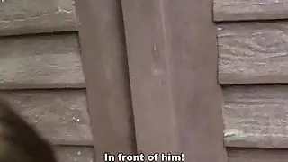 Bitch STOP - Busty hooker Michala fucked outdoor